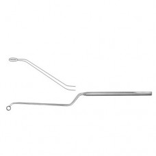 Nicola Micro Curette Bayonet Shaped - Right Stainless Steel, 21.5 cm - 8 1/2" Diameter 6.5 mm Ø